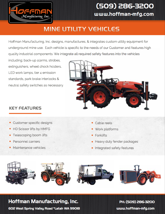 Mine Utility Vehicles